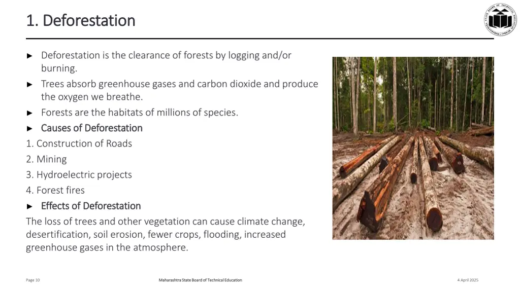 1 1 deforestation deforestation