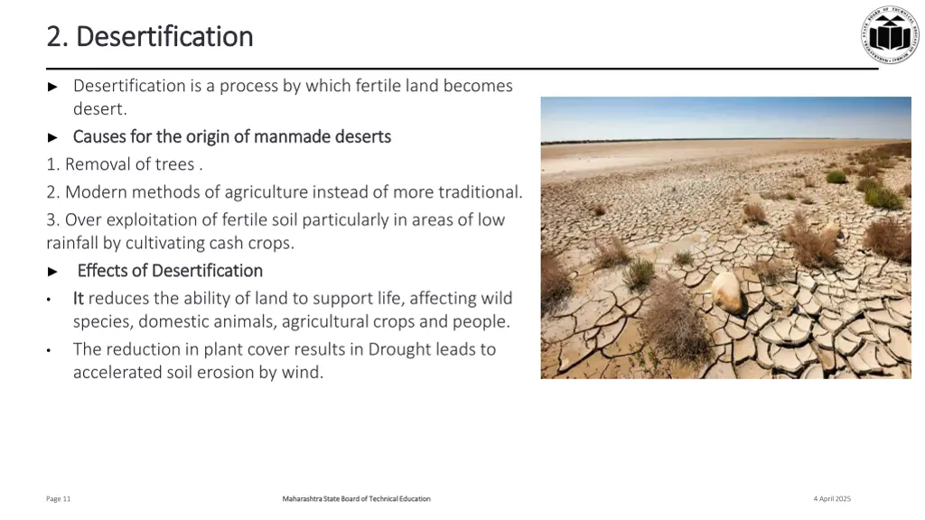 2 2 desertification desertification
