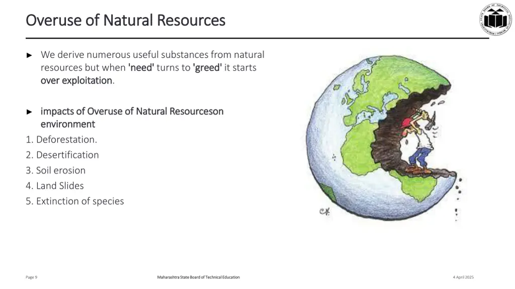 overuse of natural resources overuse of natural