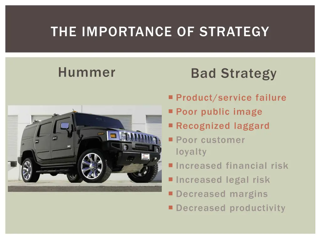 the importance of strategy 2