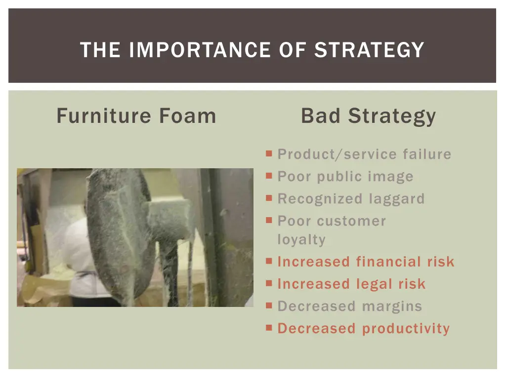 the importance of strategy 6