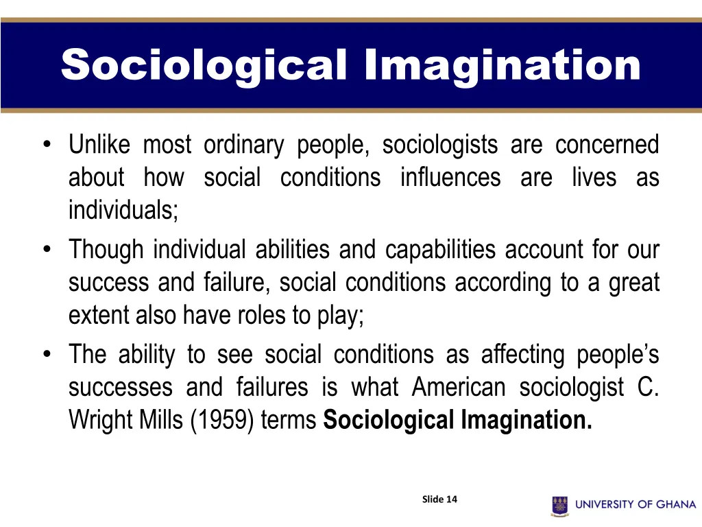 sociological imagination