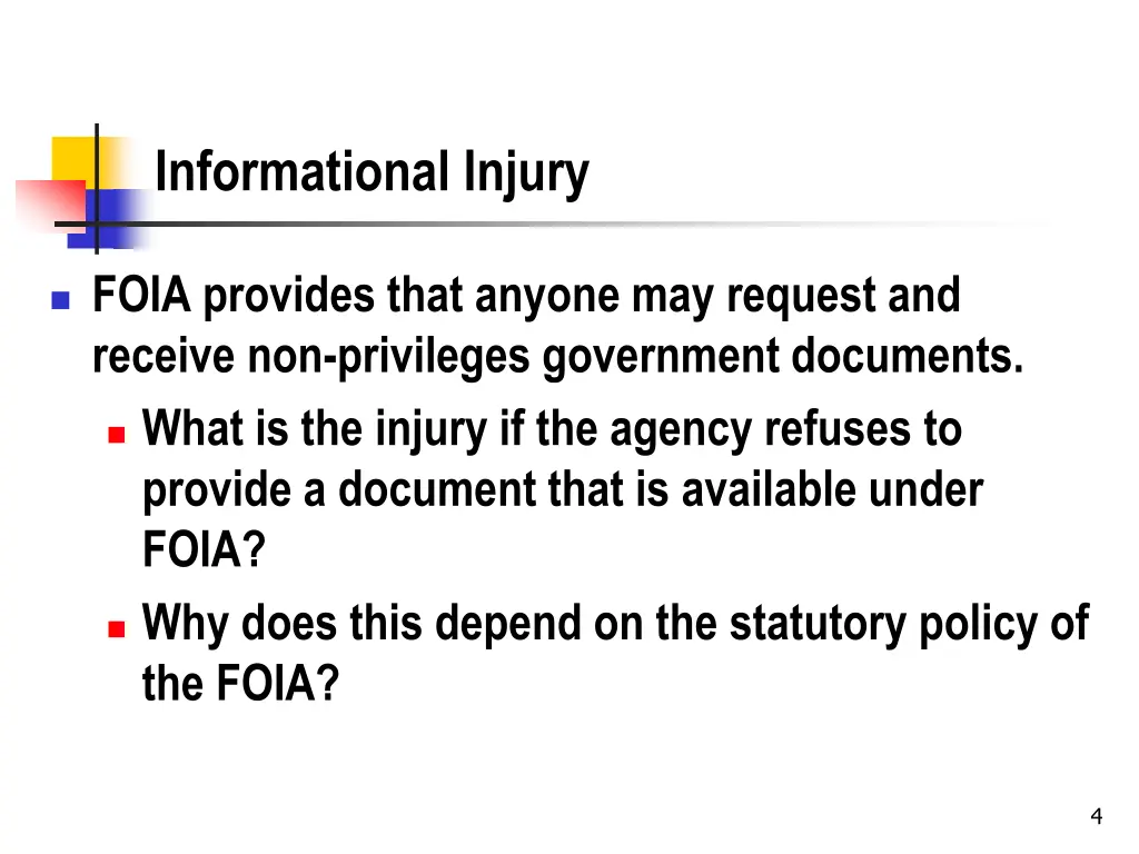 informational injury