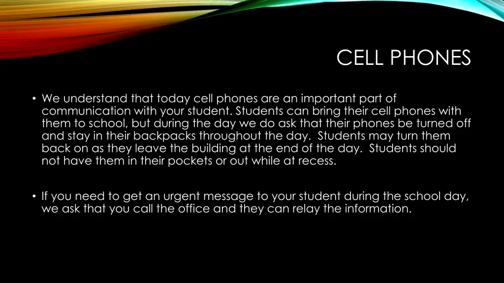 cell phones