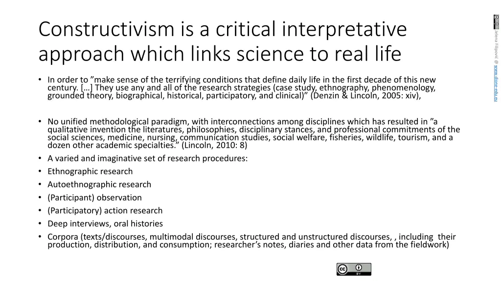 constructivism is a critical interpretative