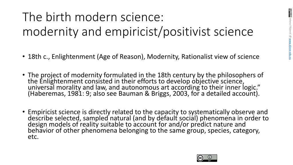 the birth modern science modernity and empiricist