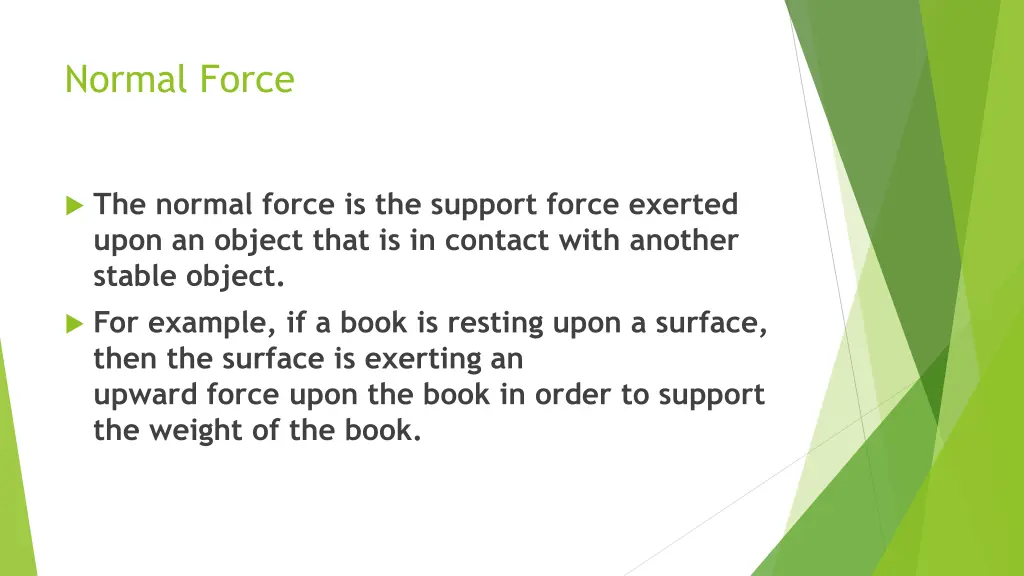 normal force