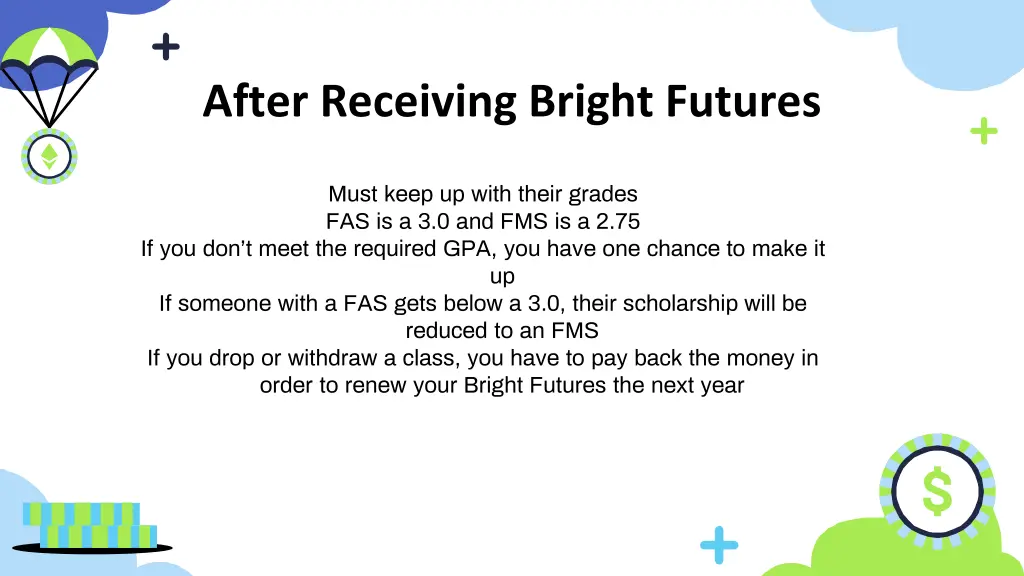 after receiving bright futures