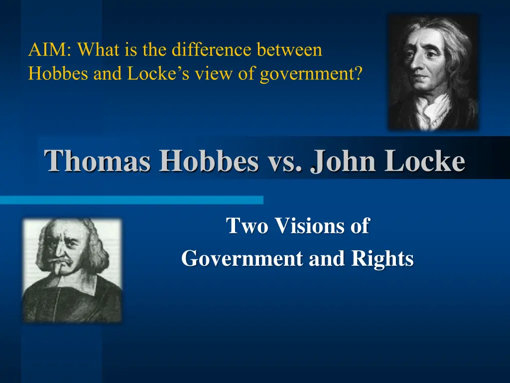 aim what is the difference between hobbes