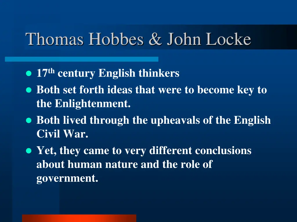 thomas hobbes john locke