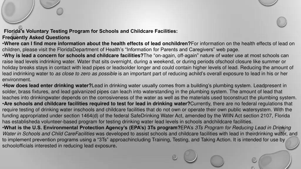 florida s voluntary testing program for schools