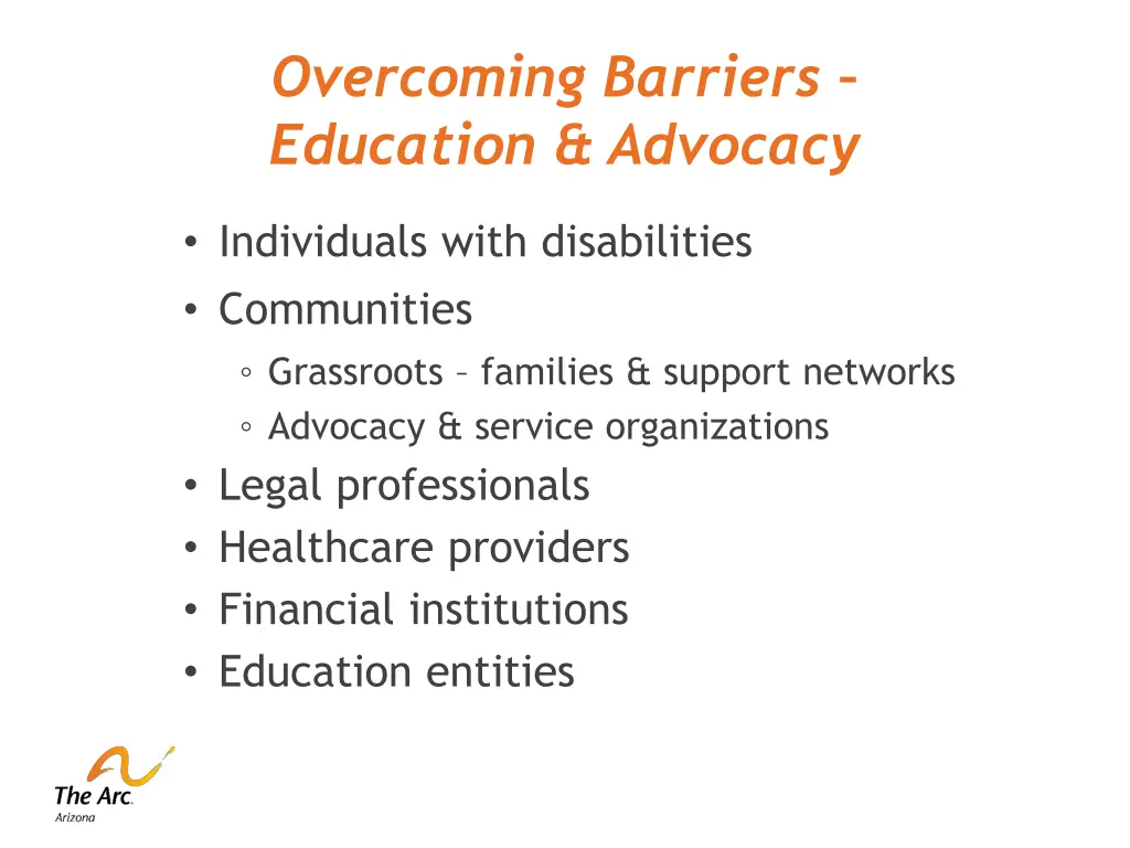 overcoming barriers education advocacy
