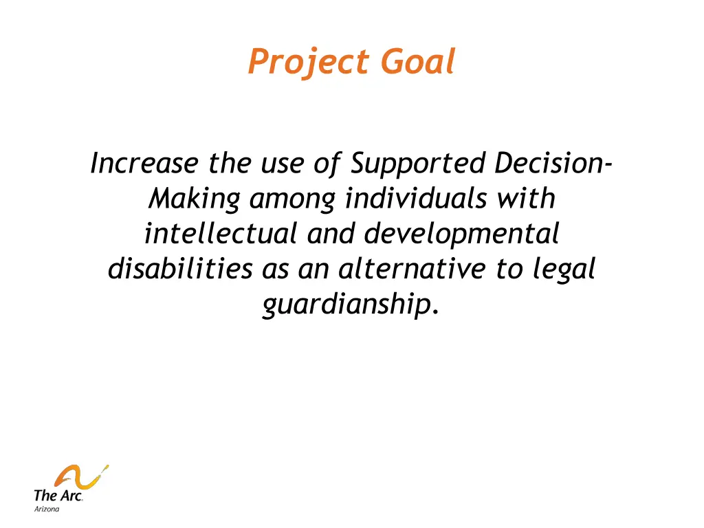 project goal