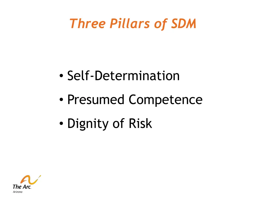 three pillars of sdm