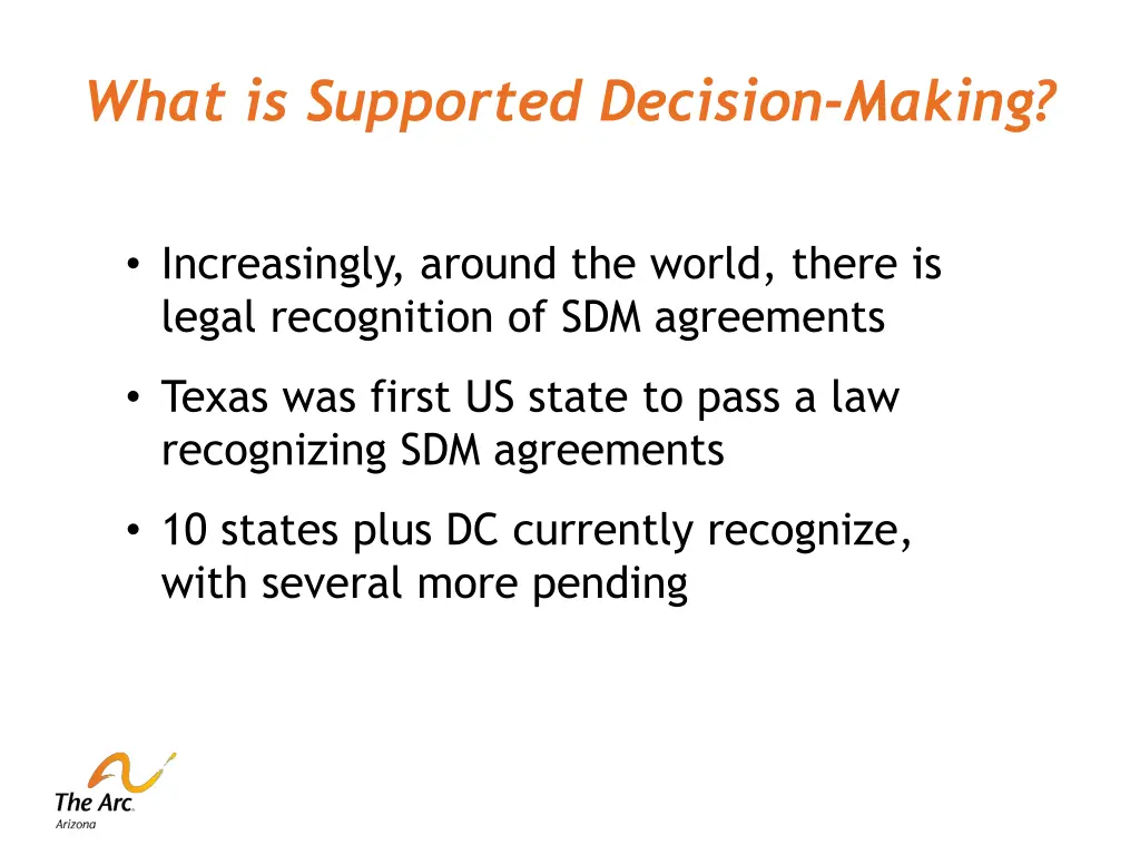 what is supported decision making 1