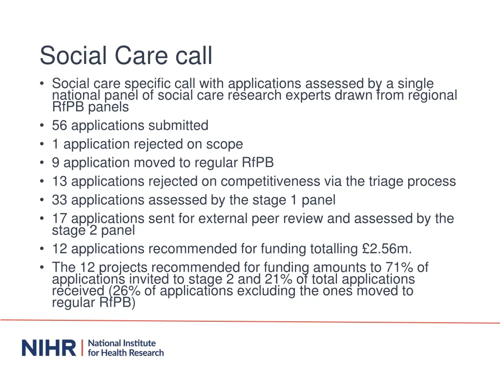 social care call social care specific call with
