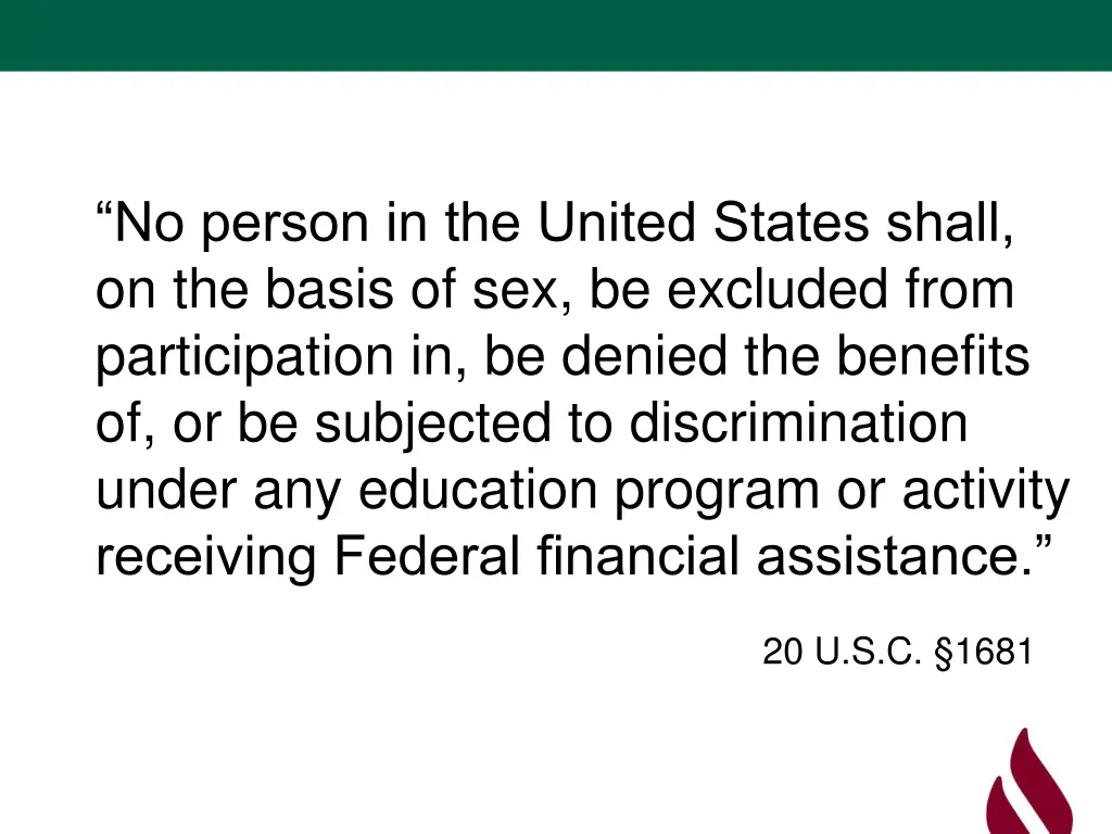 no person in the united states shall on the basis