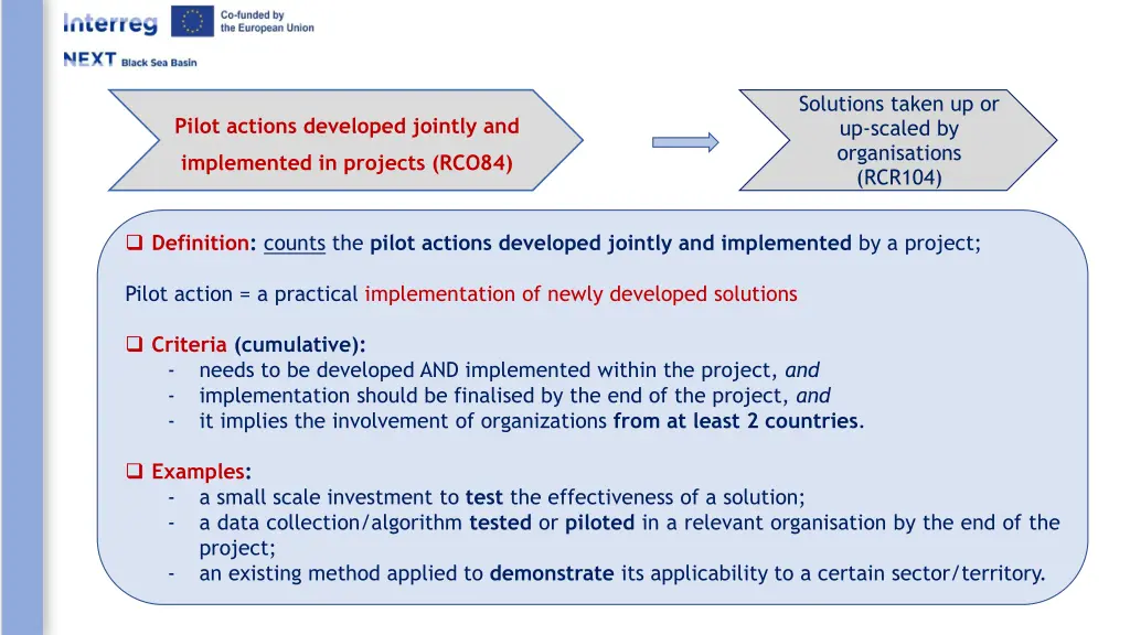 solutions taken up or up scaled by organisations 1