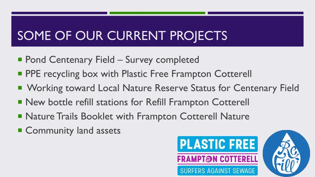 some of our current projects