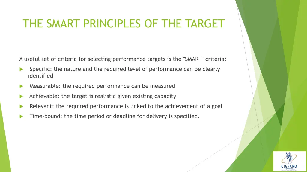 the smart principles of the target