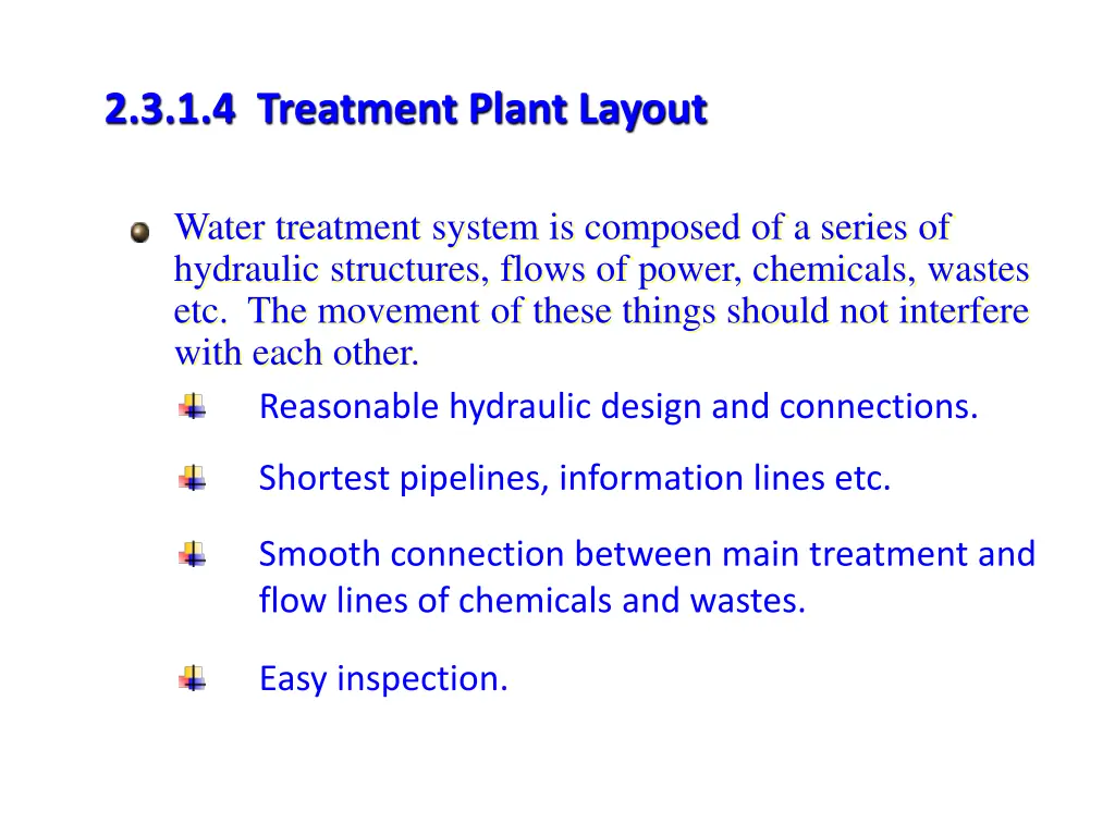 2 3 1 4 treatment plant layout
