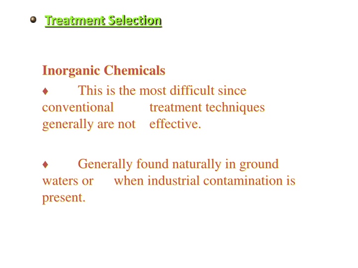 treatment selection