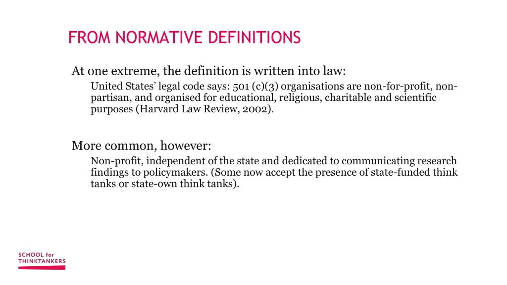 from normative definitions