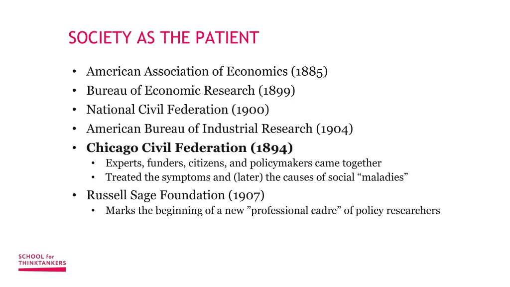 society as the patient