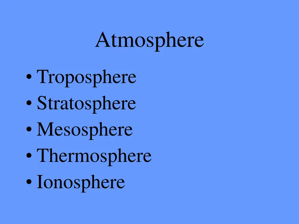 atmosphere