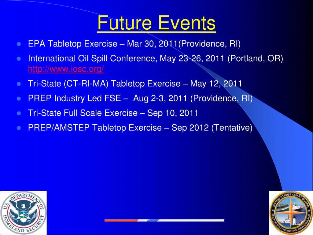 future events