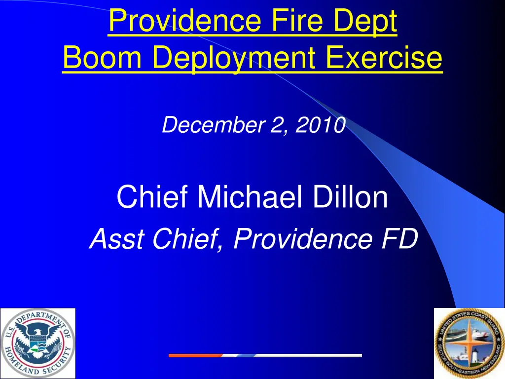providence fire dept boom deployment exercise