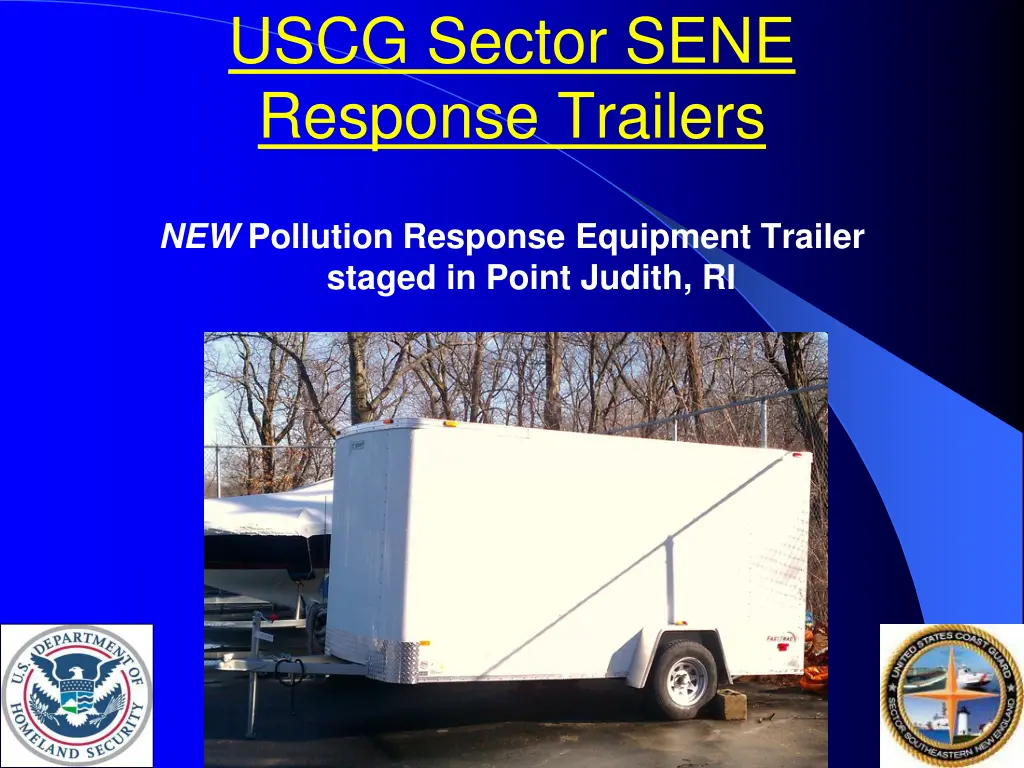 uscg sector sene response trailers