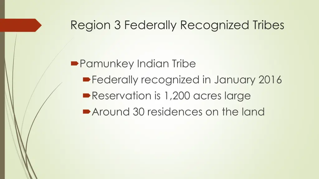 region 3 federally recognized tribes