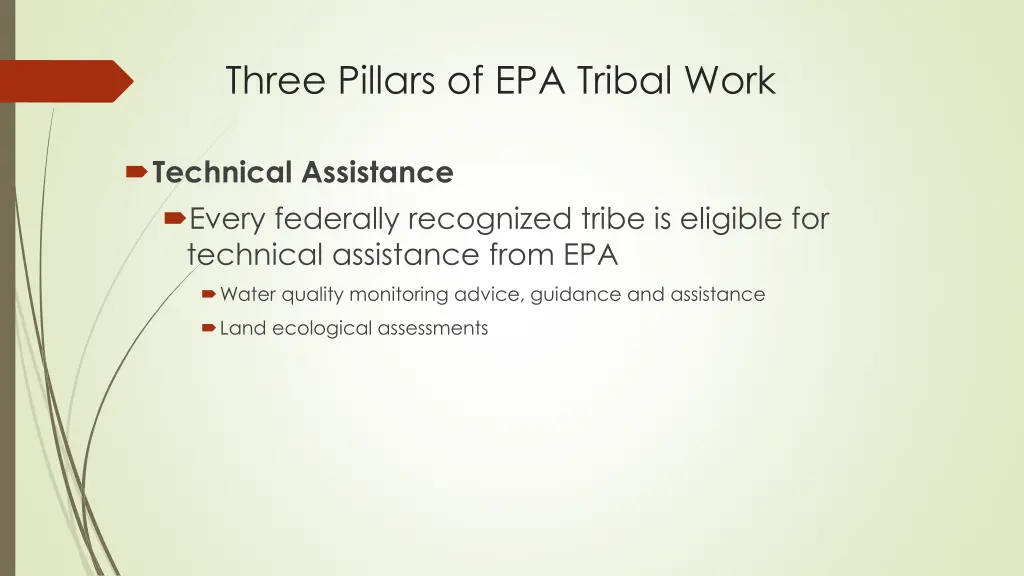 three pillars of epa tribal work 1