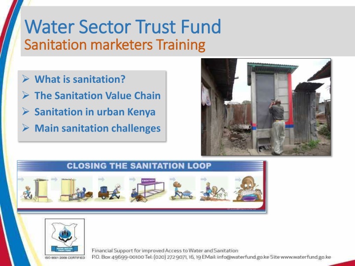 water water sector sector trust fund sanitation