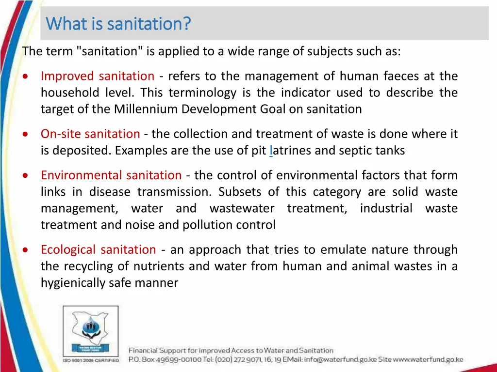 what is sanitation what is sanitation 1