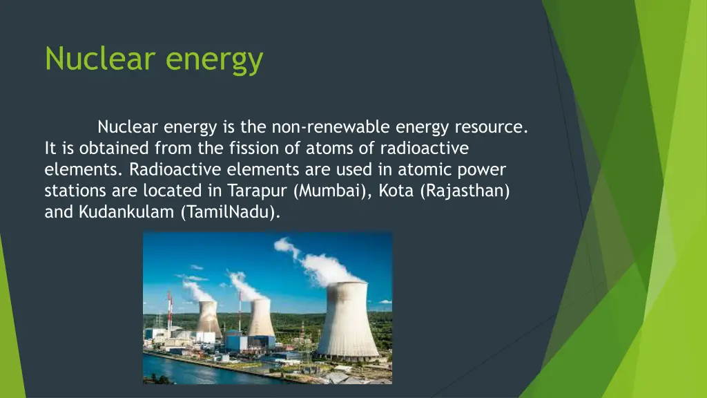 nuclear energy