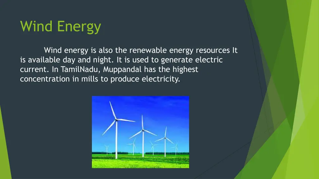 wind energy