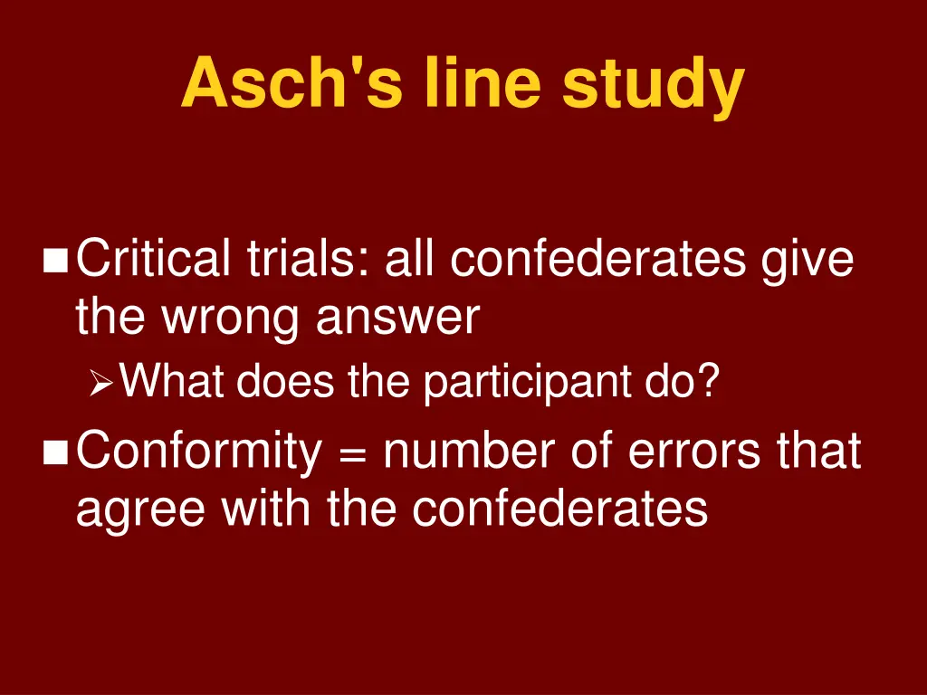 asch s line study 1