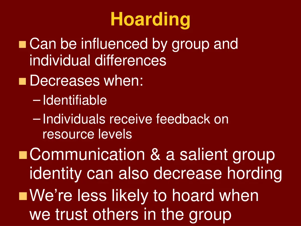 hoarding