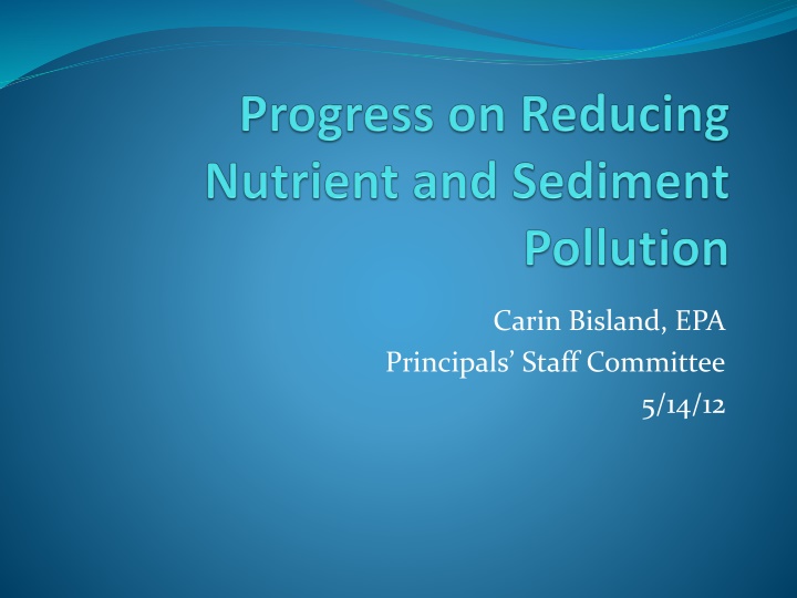 carin bisland epa principals staff committee