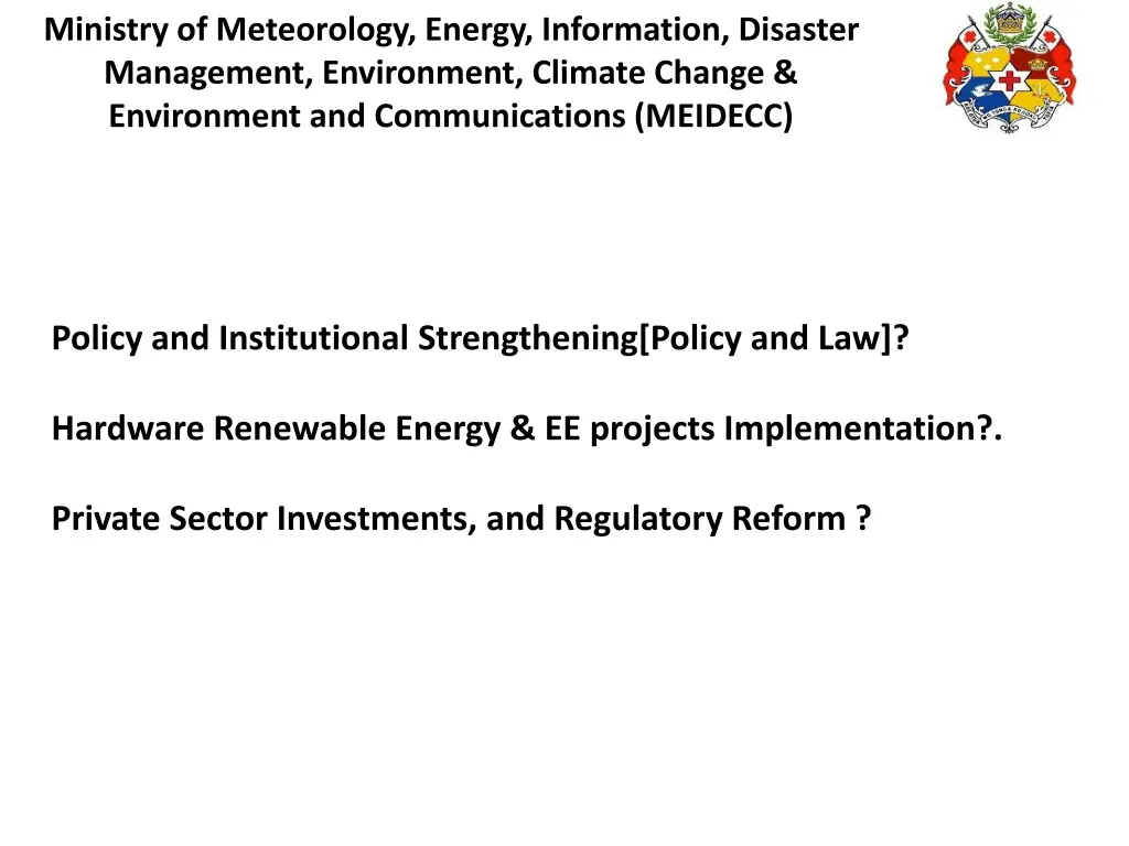 ministry of meteorology energy information 9