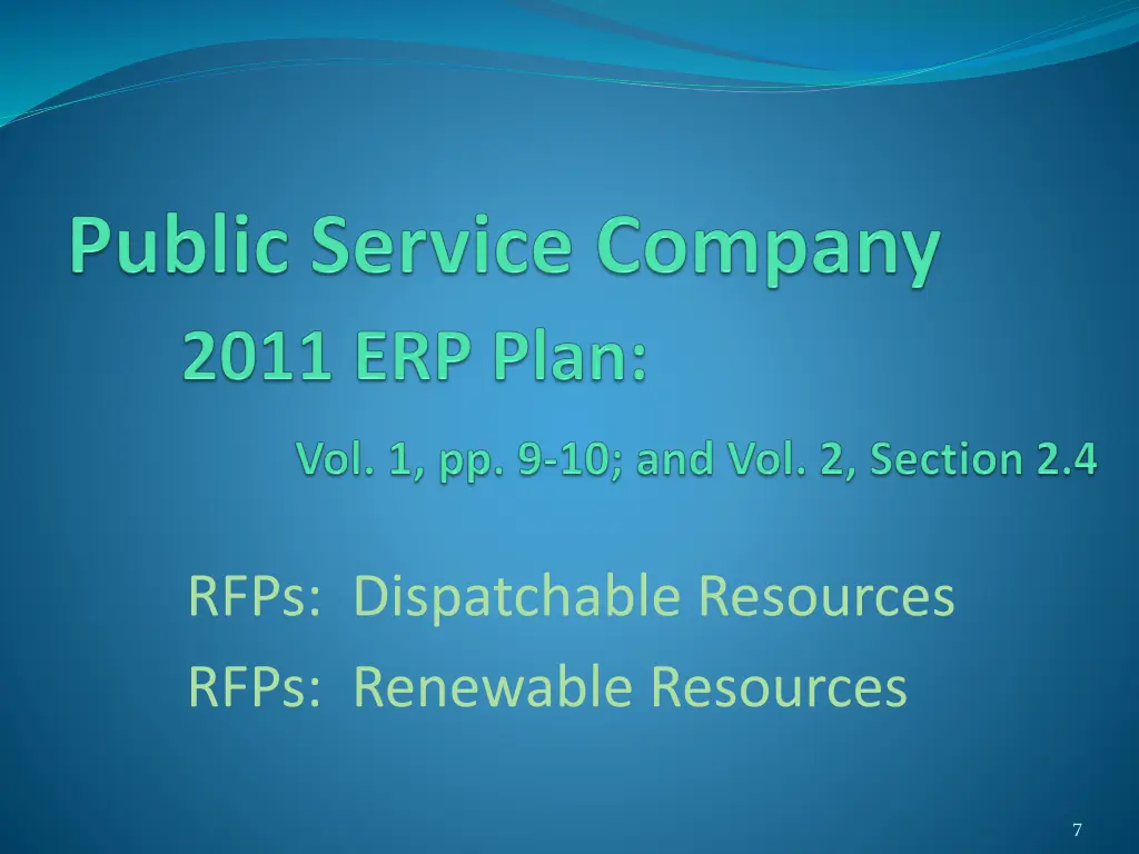 rfps dispatchable resources rfps renewable