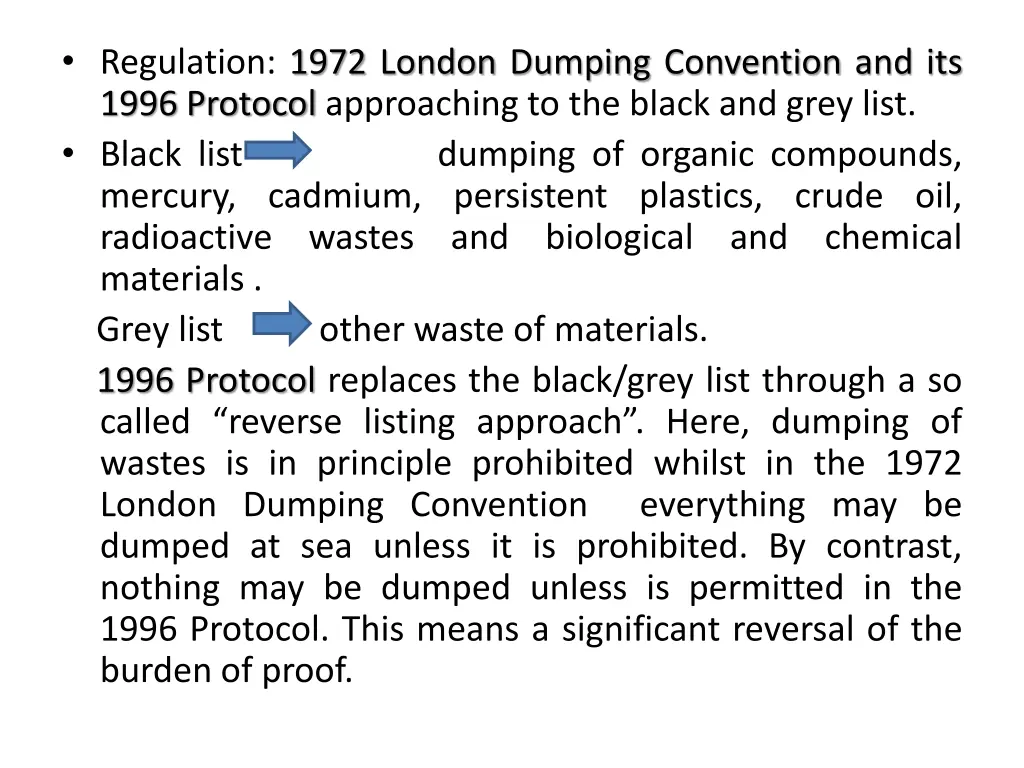 regulation 1972 london dumping convention
