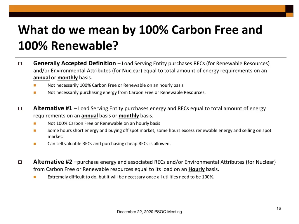 what do we mean by 100 carbon free