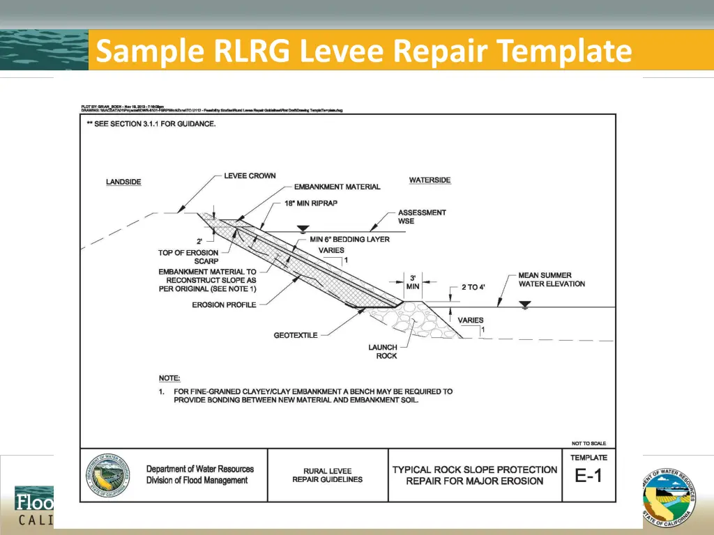sample rlrg levee repair template