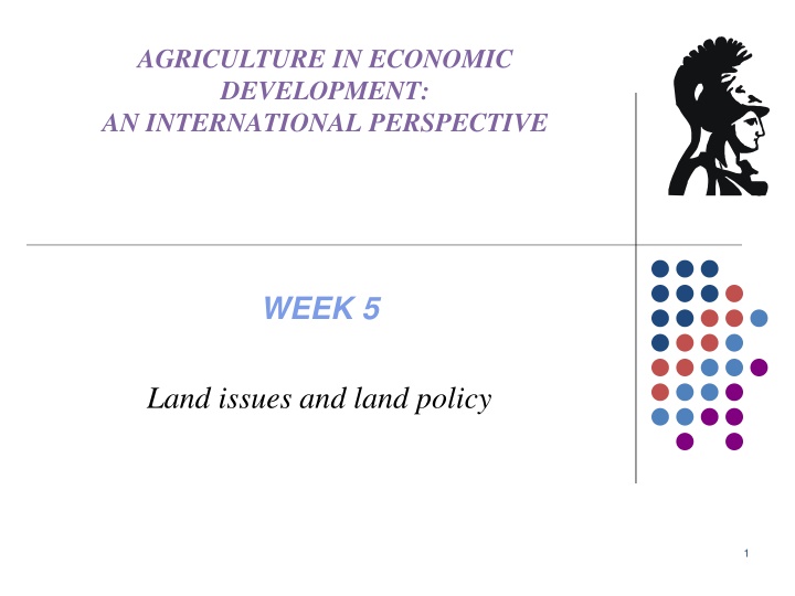 agriculture in economic development