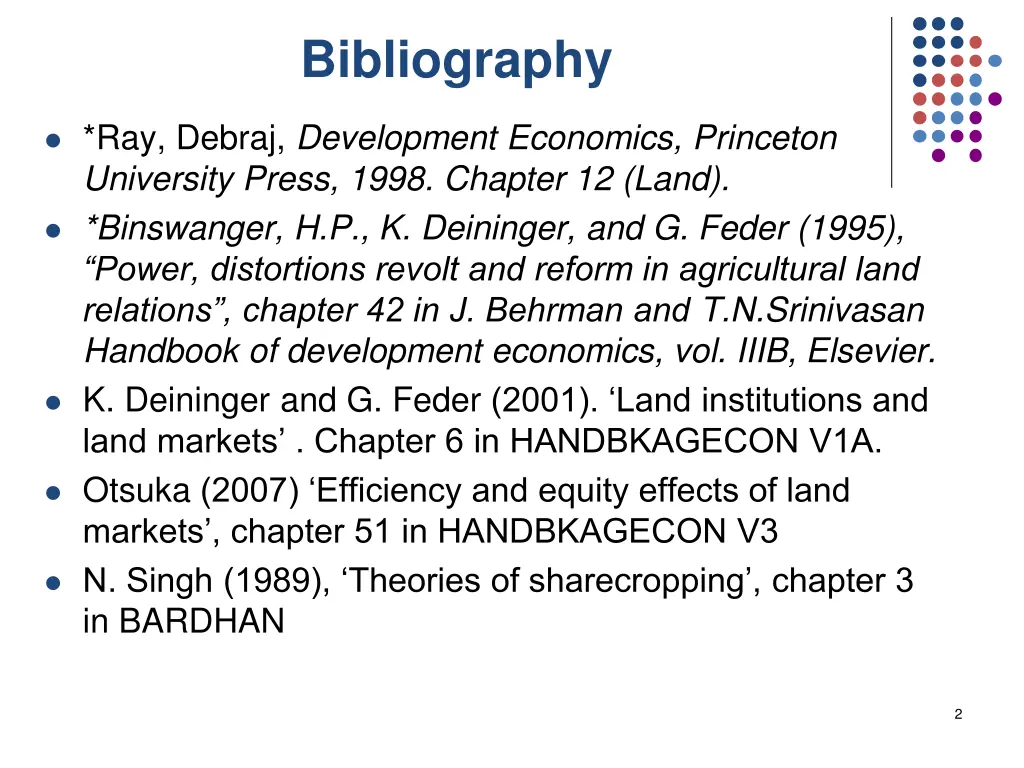 bibliography