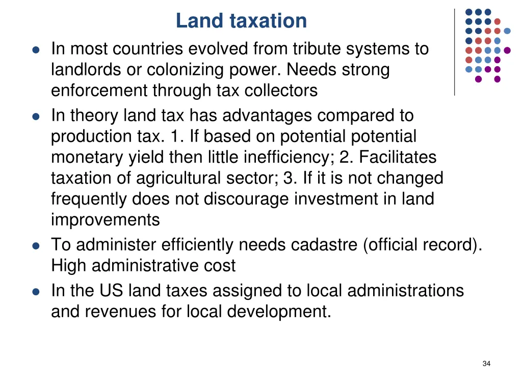 land taxation