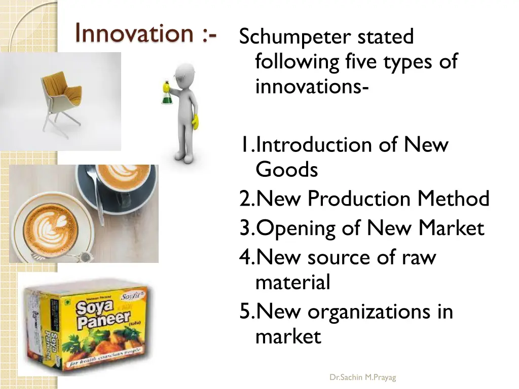 innovation schumpeter stated